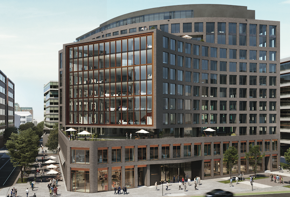 A rendering of the Chemonics headquarters at 1275 New Jersey Ave. SE.