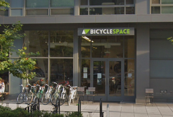 The BicycleSpace location at 440 K St. NW, which announced its closing this week
