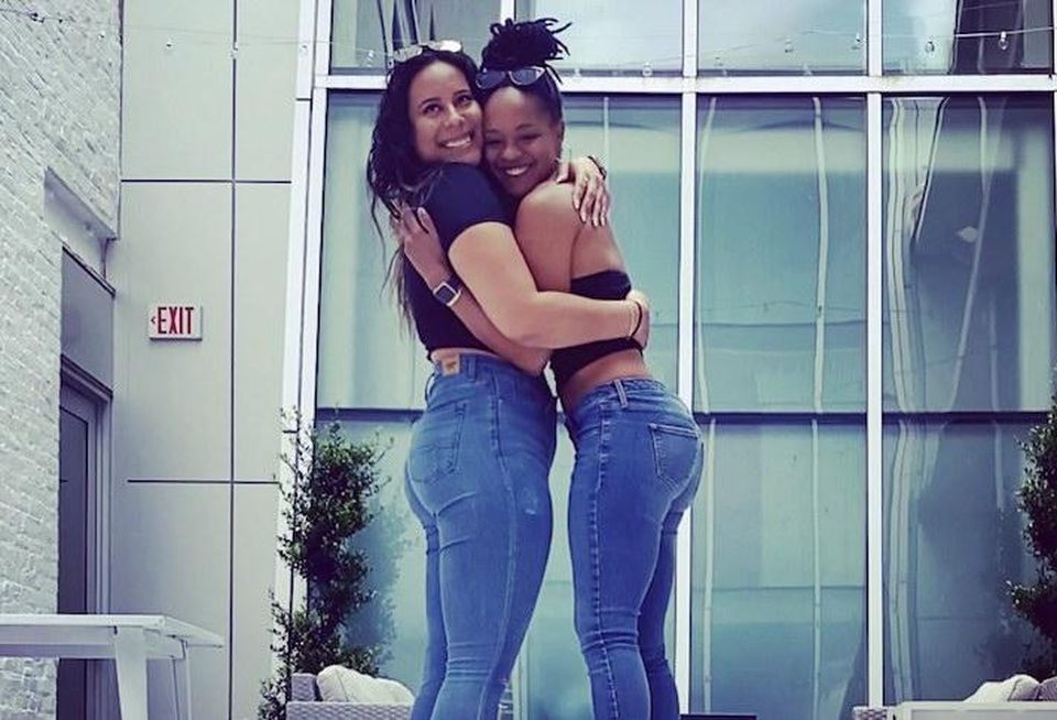 Women In Real Estate founders Kelani Blackwell and Brittany Rose.