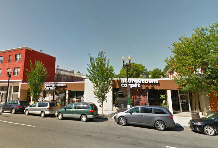 The Georgetown Carpet property at 2208 Wisconsin Ave. NW