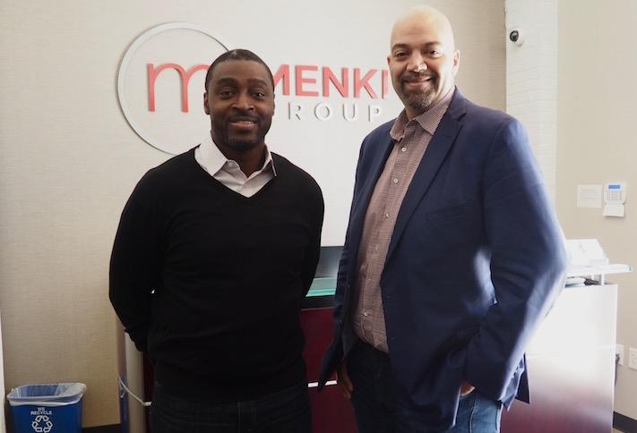 Menkiti Group Managing Director Emeka Moneme and CEO Bo Menkiti