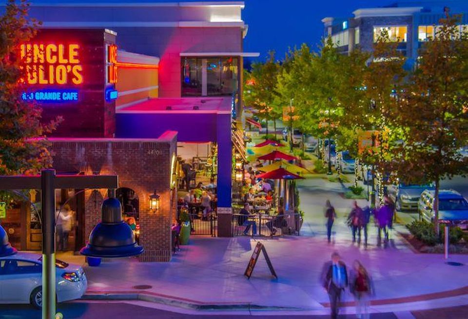 The One Loudoun development in Ashburn, photographed before the pandemic.