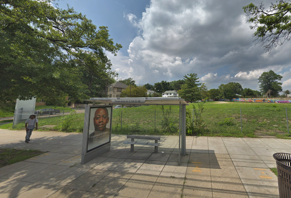 The vacant two-acre lot at the intersection of 13th Street and Rhode Island Avenue NE