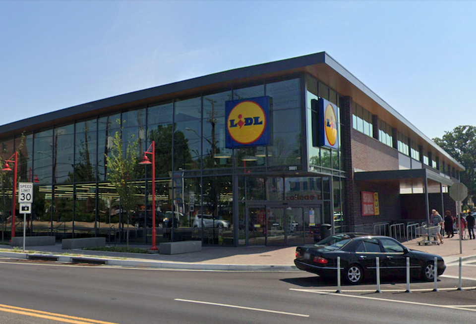 The Lidl grocery store in College Park, Maryland opened last year.