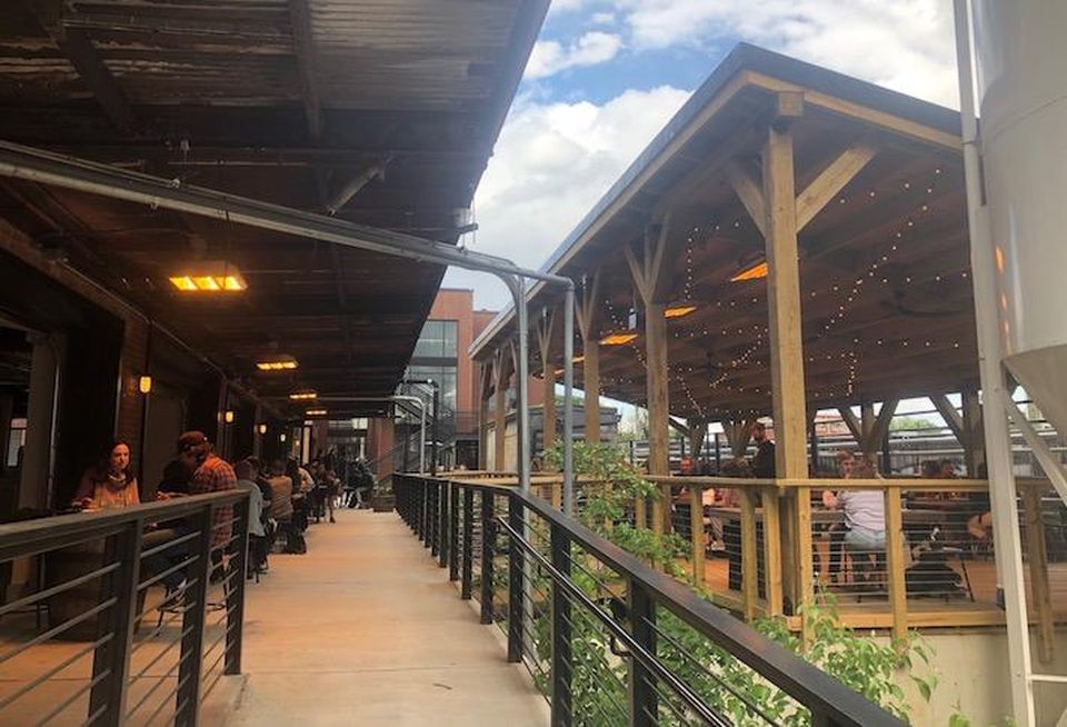 Other Half Brewing's outdoor patio in Ivy City.