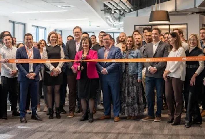 SmartBear held a ribbon cutting for the office expansion of its Somerville headquarters. 