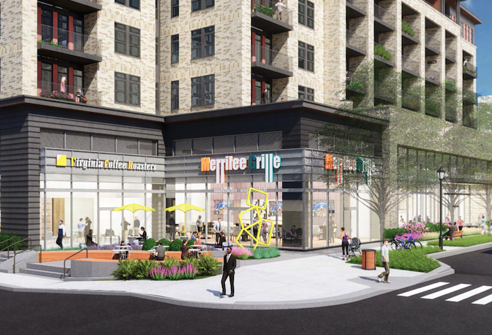 A rendering of the project Elm Street Development has planned in Merrifield.