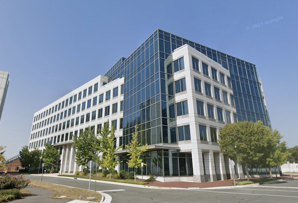 The office building at 2300 Dulles Station Blvd. in Herndon.