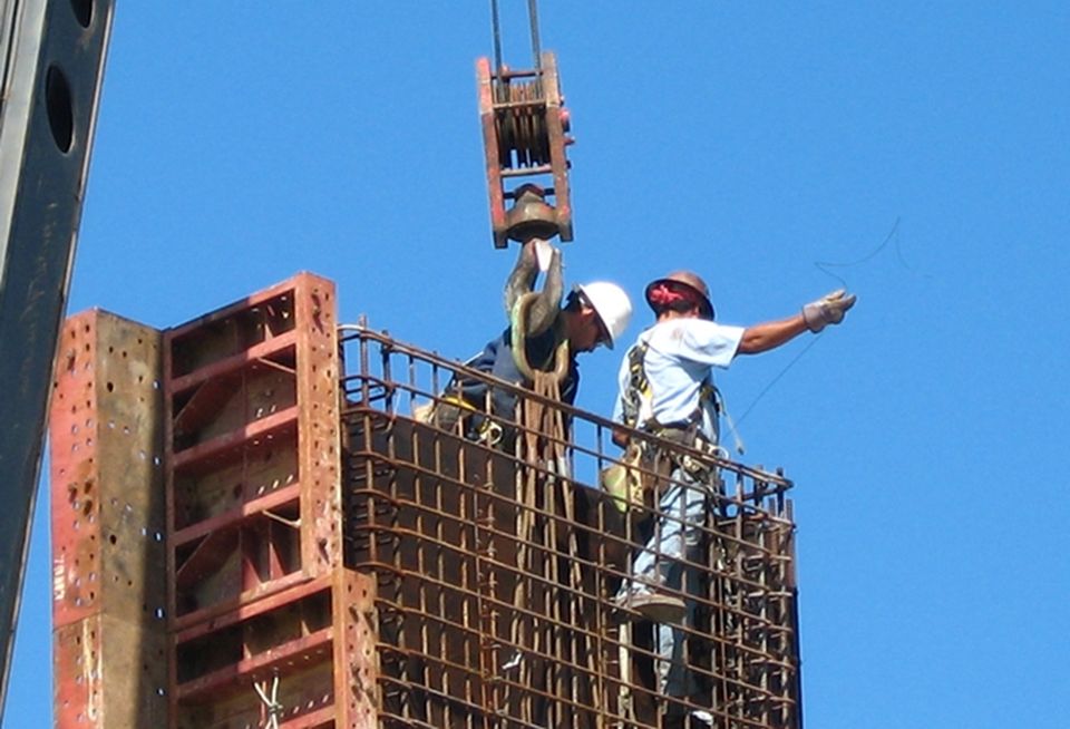 A shortage of construction workers