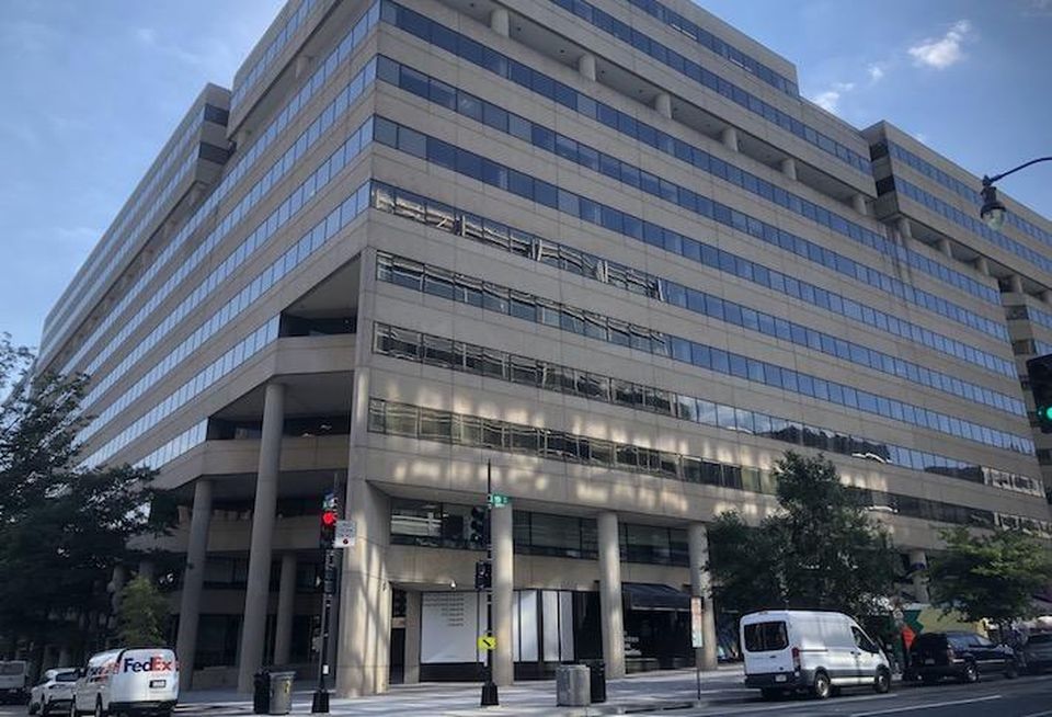 The International Square office complex in Downtown D.C., photographed Tuesday morning.