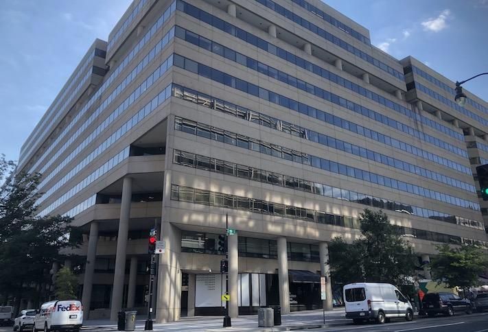 The International Square office complex in Downtown D.C., photographed Tuesday morning. 