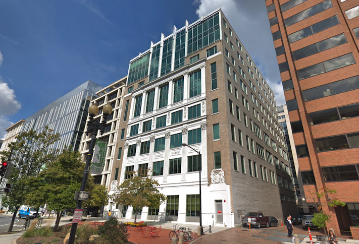 The office building at 1307 New York Ave. NW