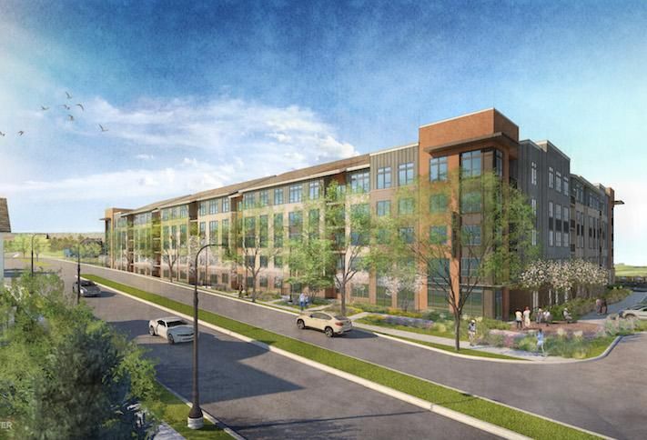 A rendering of The Everly at Largo Metro apartment project
