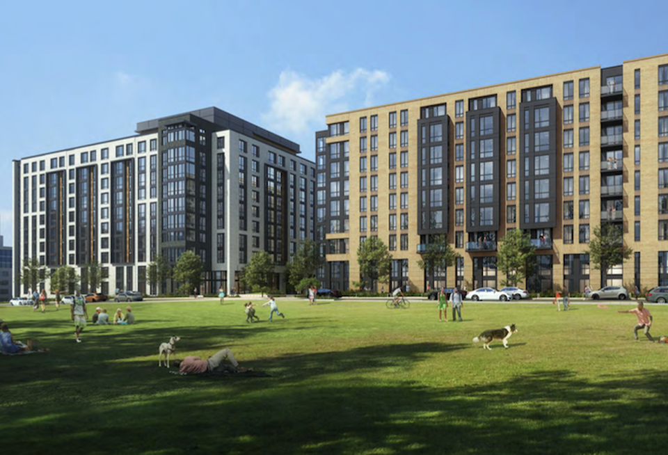 A rendering of the Sursum Corda development