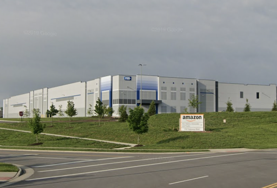A 1.3M SF Amazon distribution facility in Monroe, Ohio, owned by Lexington Realty Trust.