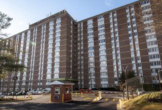 The Ashton Heights apartment building at 3901 Suitland Road
