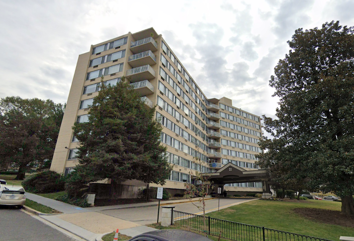 The Rittenhouse Apartments building at 6101 16th St. NW. 