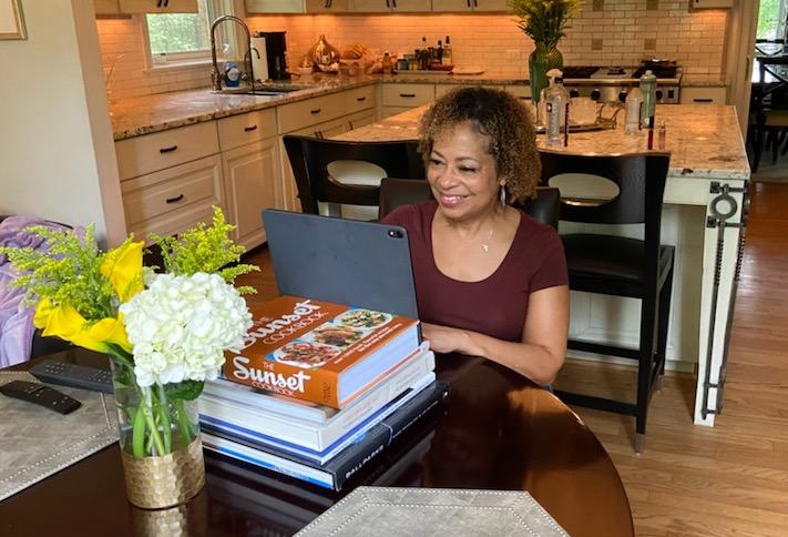 McKissack & McKissack CEO Deryl McKissack working from home. 