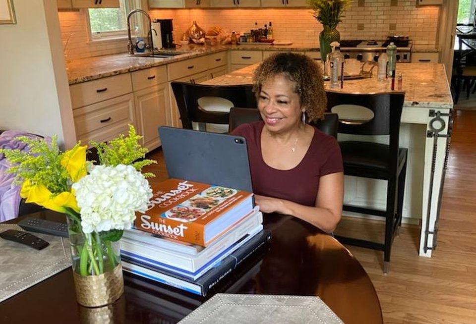 McKissack & McKissack CEO Deryl McKissack working from home.