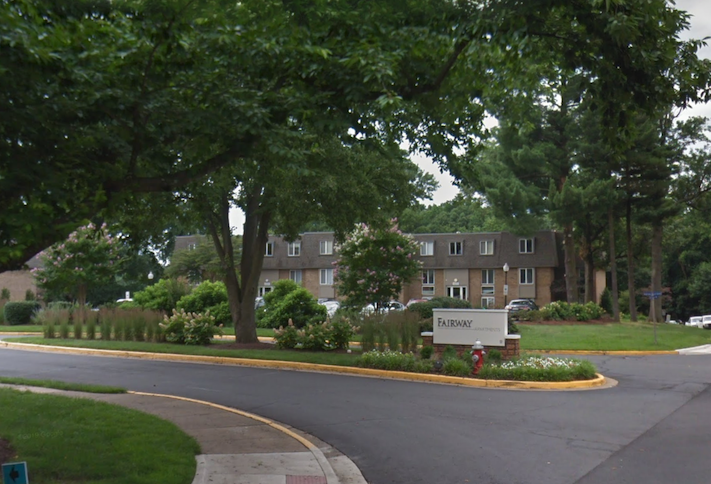 The Fairway Apartments at 11659 North Shore Drive in Reston. 