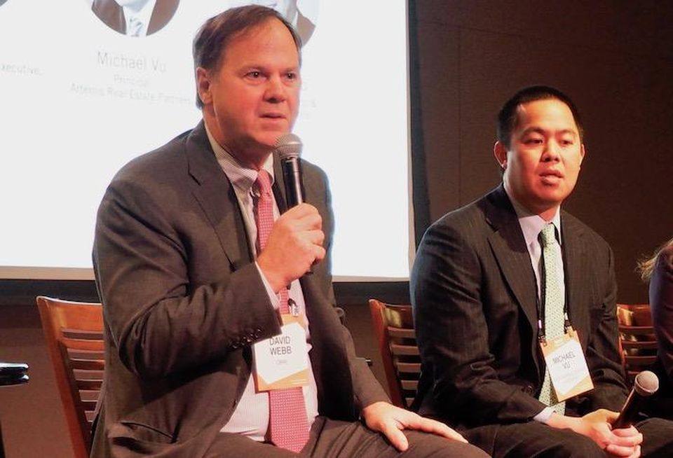 CBRE's David Webb and Artemis Real Estate Partners' Michael Vu