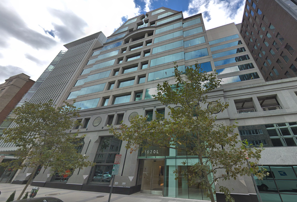 The office building at 1620 L St. NW.