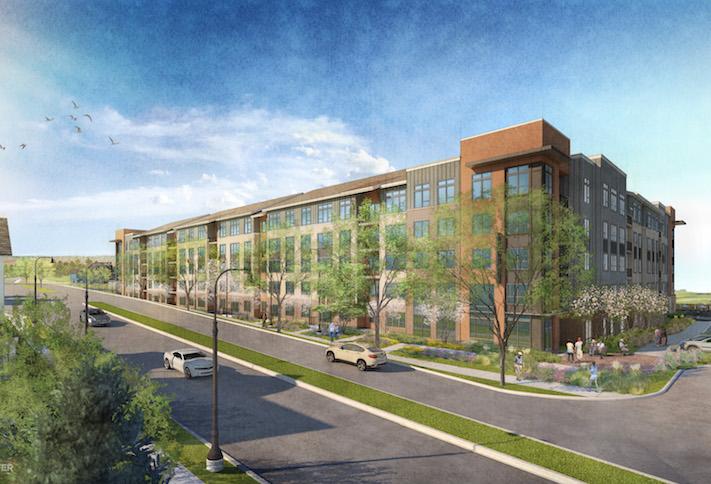 A rendering of The Everly at Largo Metro apartment project
