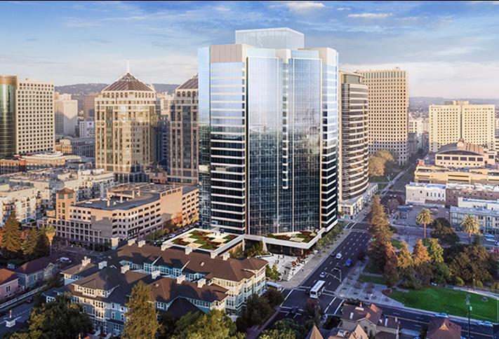 Rendering of 601 City Center in Oakland
