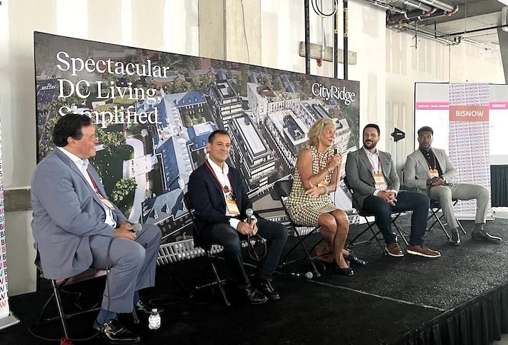 Ernie Jarvis, Madison Investments's Barry Madani, Urban Atlantic's Vicki Davis, Toll Brothers' Michael Skena, Dumas Collective's Corey Powell