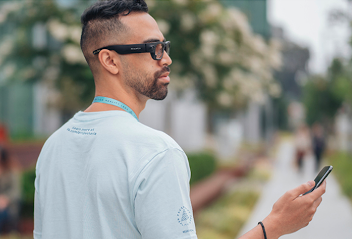 Facebook's Project Aria glasses.