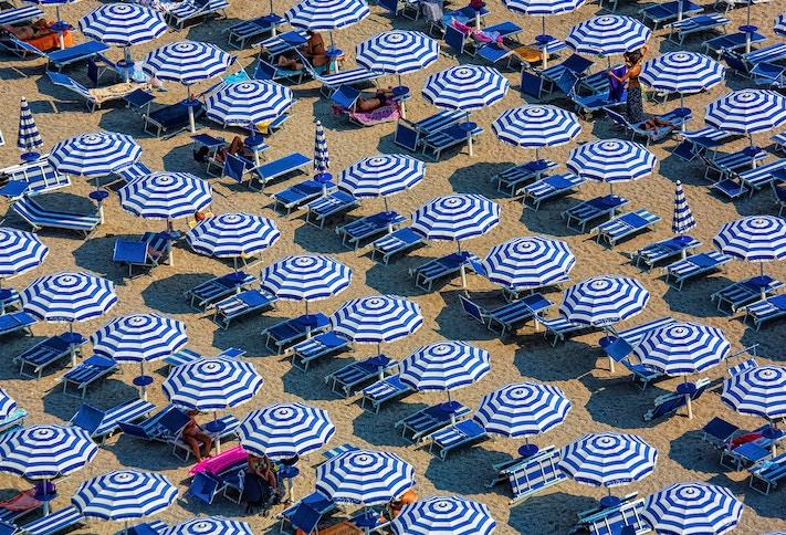 beach umbrellas