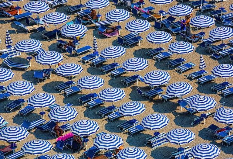 beach umbrellas