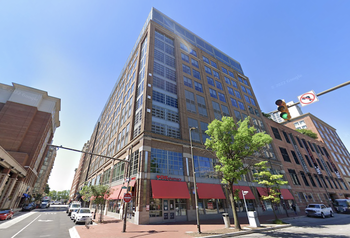 The building at  650 South Exeter St. 