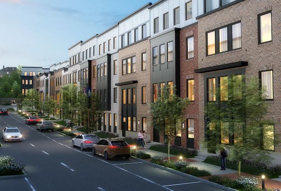 A rendering of the new housing JBG Smith plans to add to its RiverHouse community