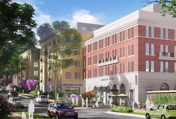 A rendering of Valor Development's 214-unit project at 4330 48th St. NW