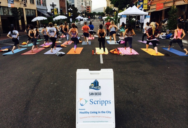 Scripps Health offers Yoga classes in various Downtown San Diego locations.