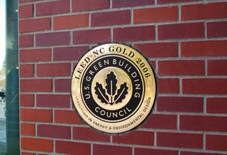 LEED Gold plaque