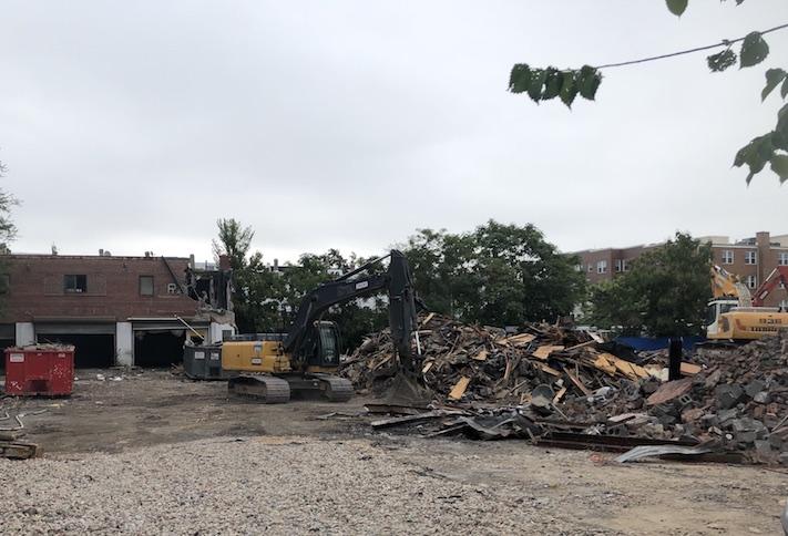 Construction underway at the 2607 Reed St. NE site