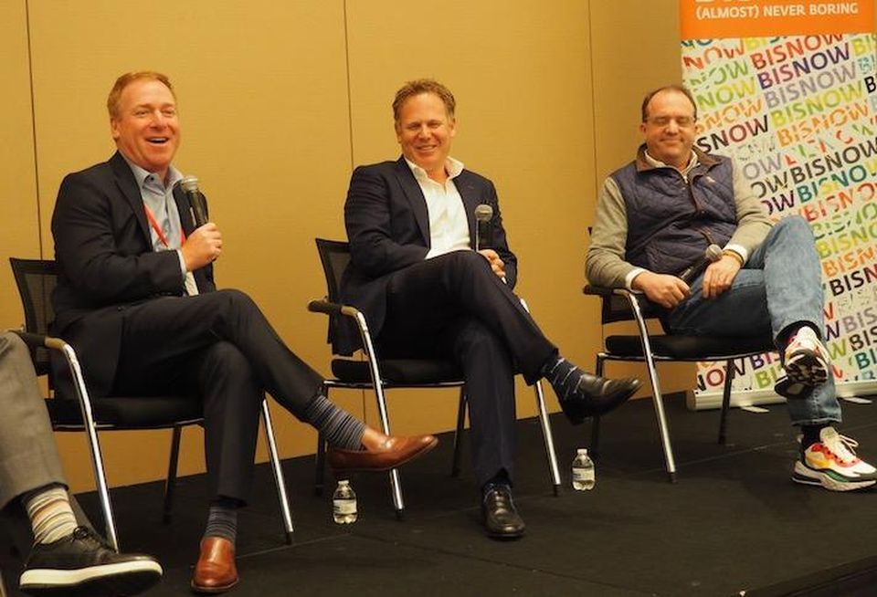 Choice Hotels International's David Pepper, Dream Hotel Group's David Kuperberg, and MCR's Tyler Morse.