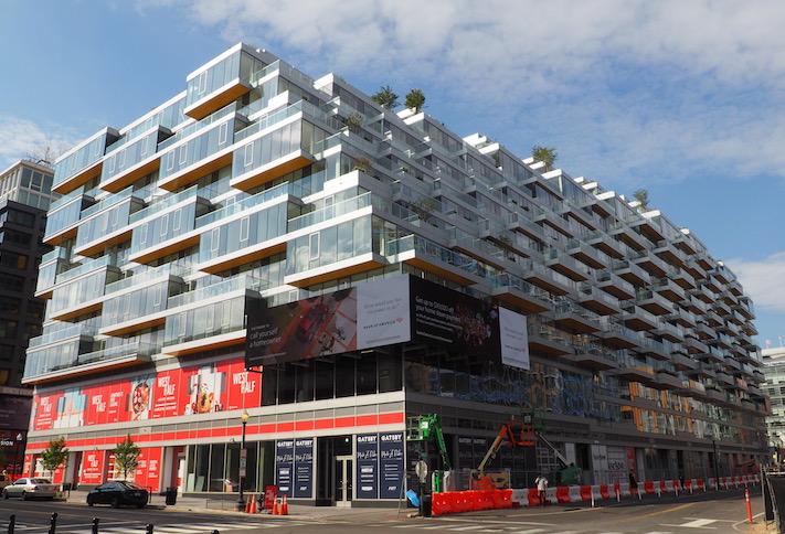 The West Half apartment building across the street from Nationals Park