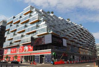 The West Half apartment building across the street from Nationals Park