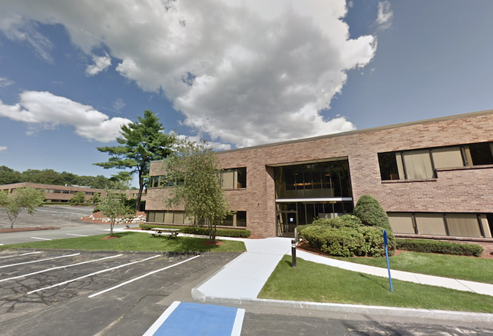 The office property at 14 Oak Park Drive in Bedford that developers are converting to life sciences.