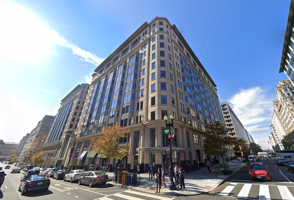 The office building at 555 12th St. NW.