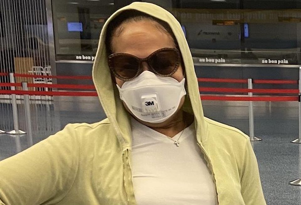 Deryl McKissack wearing a facemask.