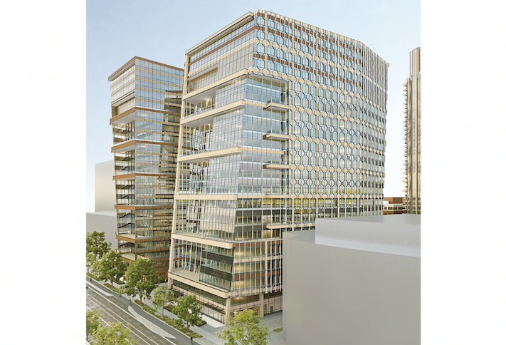 A rendering of the Boston Properties development in Kendall Square where AstraZeneca signed a 570K SF lease. 