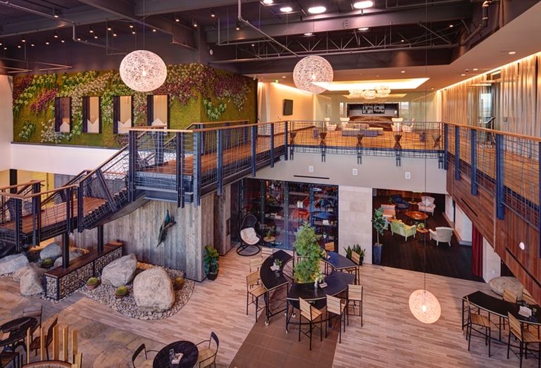 Alexandria Real Estate's UTC Campus Pointe complex provides an amenity-rich environment that includes the Green Acres restaurant