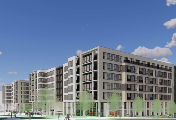A rendering of Building K, part of the next phase of The Boro. 