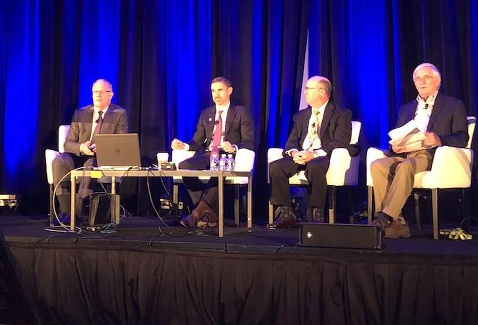Avanath Capital's John Williams, CityView's Sean Burton, Erie Regional Chamber's James Grunke and ULI's Tom Murphy
