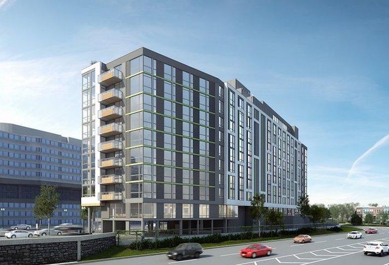 A rendering of UIP's Boathouse project on Virginia Avenue