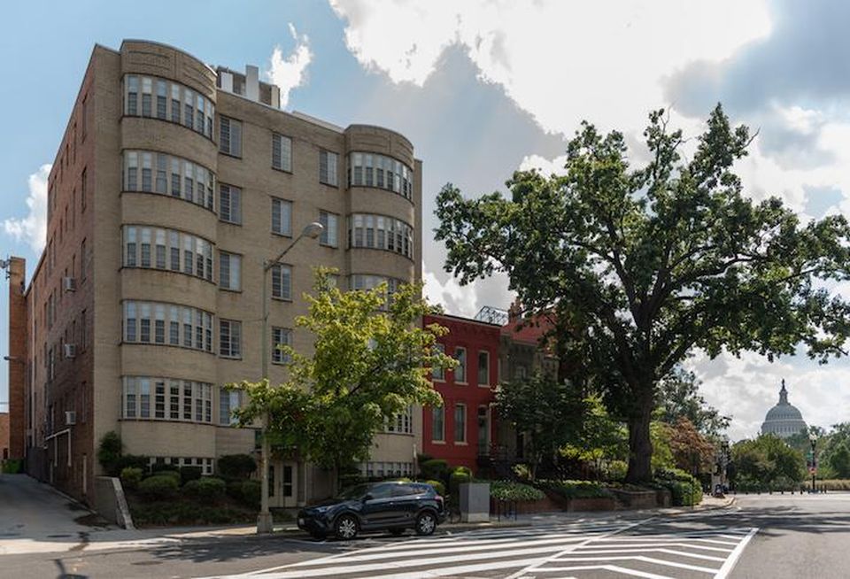 The Congressional apartment building at 215 Constitution Ave. NE.
